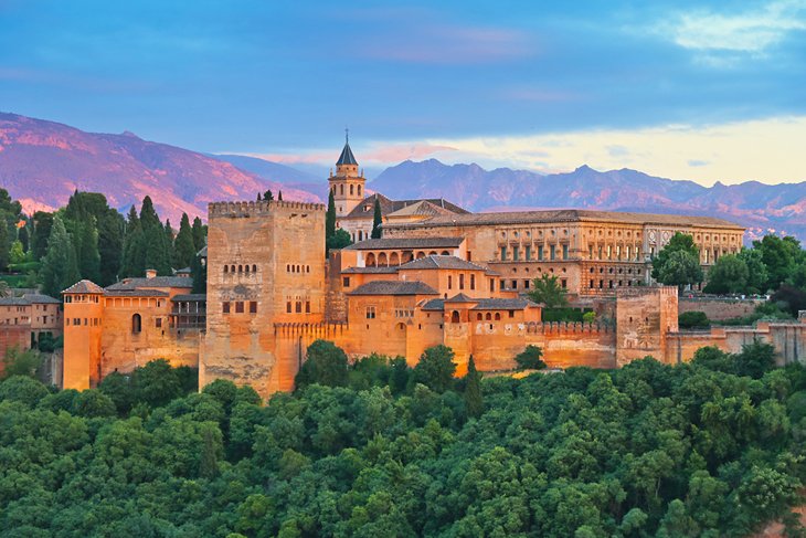 The Alhambra palace Granada Spain.